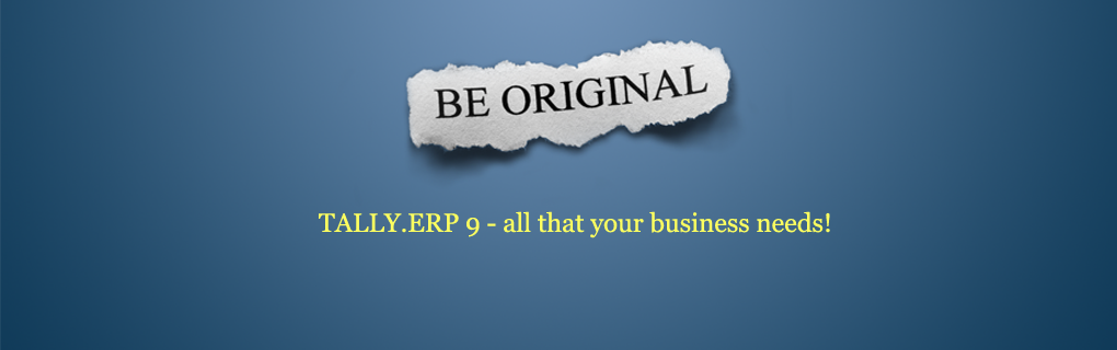 Tally.ERP 9 - All that your business needs! It is an accounting and ERP solution for any small to medium to enterprise businesses. Call us today or buy online!